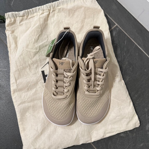 HF HIKE FOOTWEAR Sneakers Womens Size 6 Tan Lace Up Athletic Walking Comfort - Picture 7 of 8